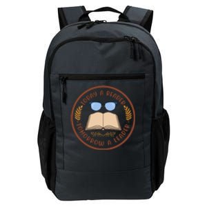 Reading Books Today A Reader Tomorrow A Leader Gift Cute Reading Daily Commute Backpack