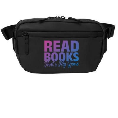 Read Books Thats My Game Librarian Book Reader Book Lover Funny Gift Crossbody Pack