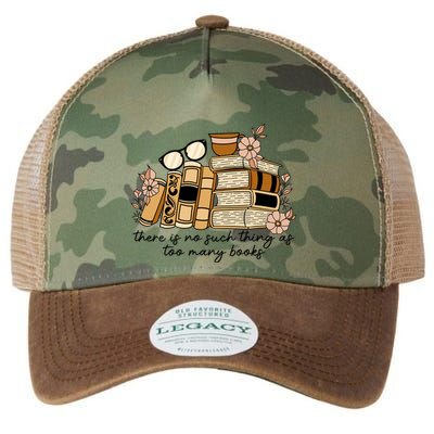 Reading Books There Is Non Such Thing As Too Many Books Gift Legacy Tie Dye Trucker Hat