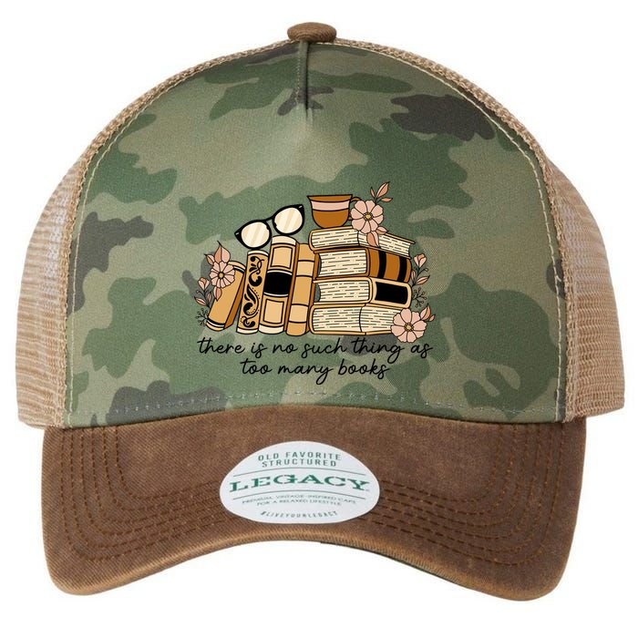 Reading Books There Is Non Such Thing As Too Many Books Gift Legacy Tie Dye Trucker Hat