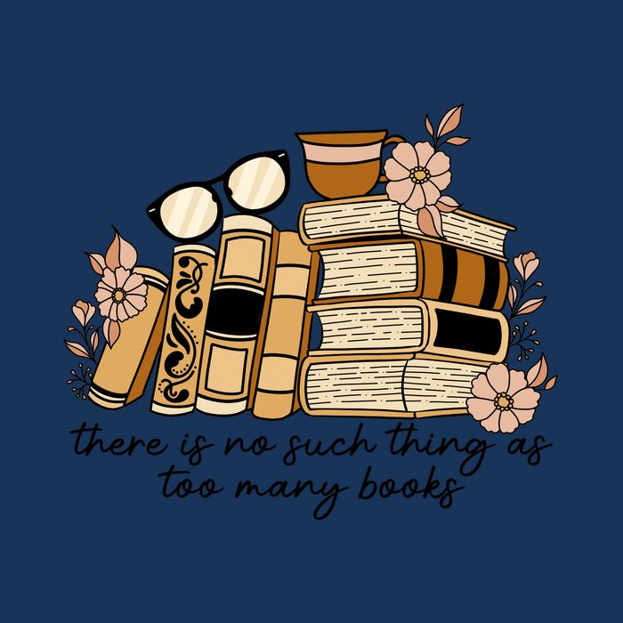 Reading Books There Is Non Such Thing As Too Many Books Gift Infant Baby Jersey Bodysuit