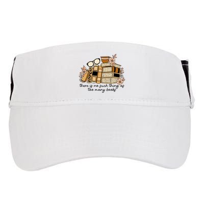 Reading Books There Is Non Such Thing As Too Many Books Gift Adult Drive Performance Visor