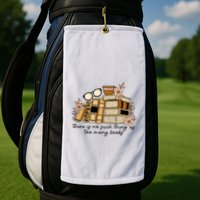 Reading Books There Is Non Such Thing As Too Many Books Gift Golf Towel
