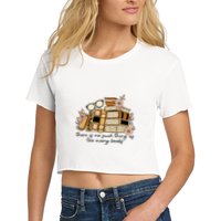 Reading Books There Is Non Such Thing As Too Many Books Gift Crop Top
