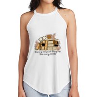 Reading Books There Is Non Such Thing As Too Many Books Gift Women's Perfect Tri Rocker Tank