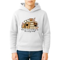 Reading Books There Is Non Such Thing As Too Many Books Gift Kids Hoodie