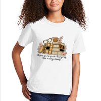 Reading Books There Is Non Such Thing As Too Many Books Gift Kids T-Shirt