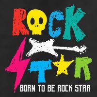Rockstar Born To Be Rockstar Music Funny Gift Hat