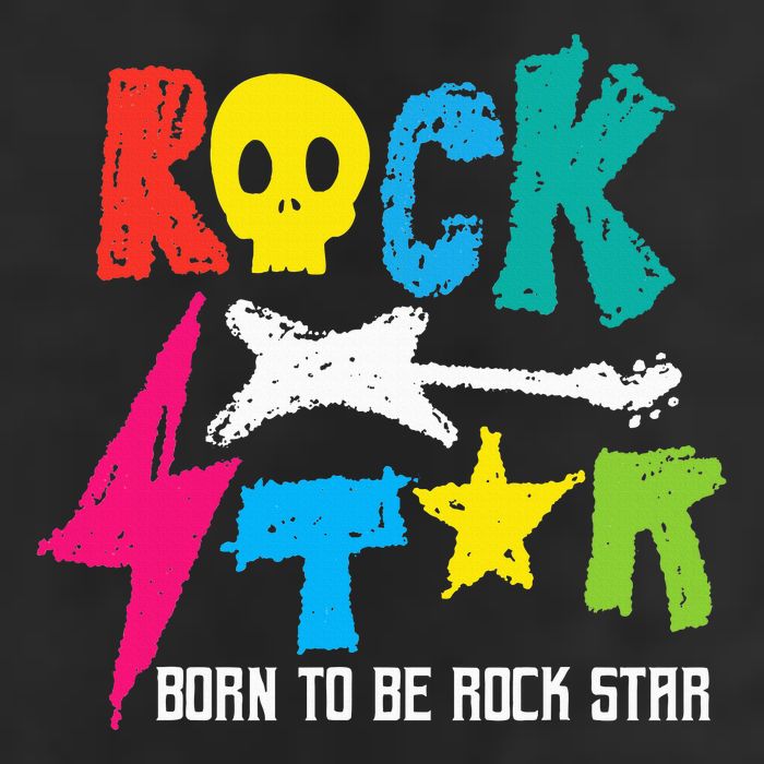 Rockstar Born To Be Rockstar Music Funny Gift Hat