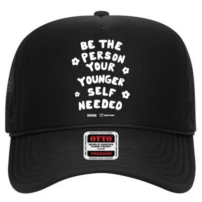 Raygun Be The Person Your Younger Self Needed Wright House High Crown Mesh Back Trucker Hat