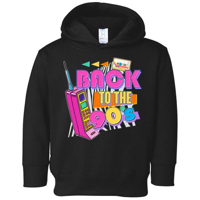 Retro Back To The 90's Nineties Toddler Hoodie