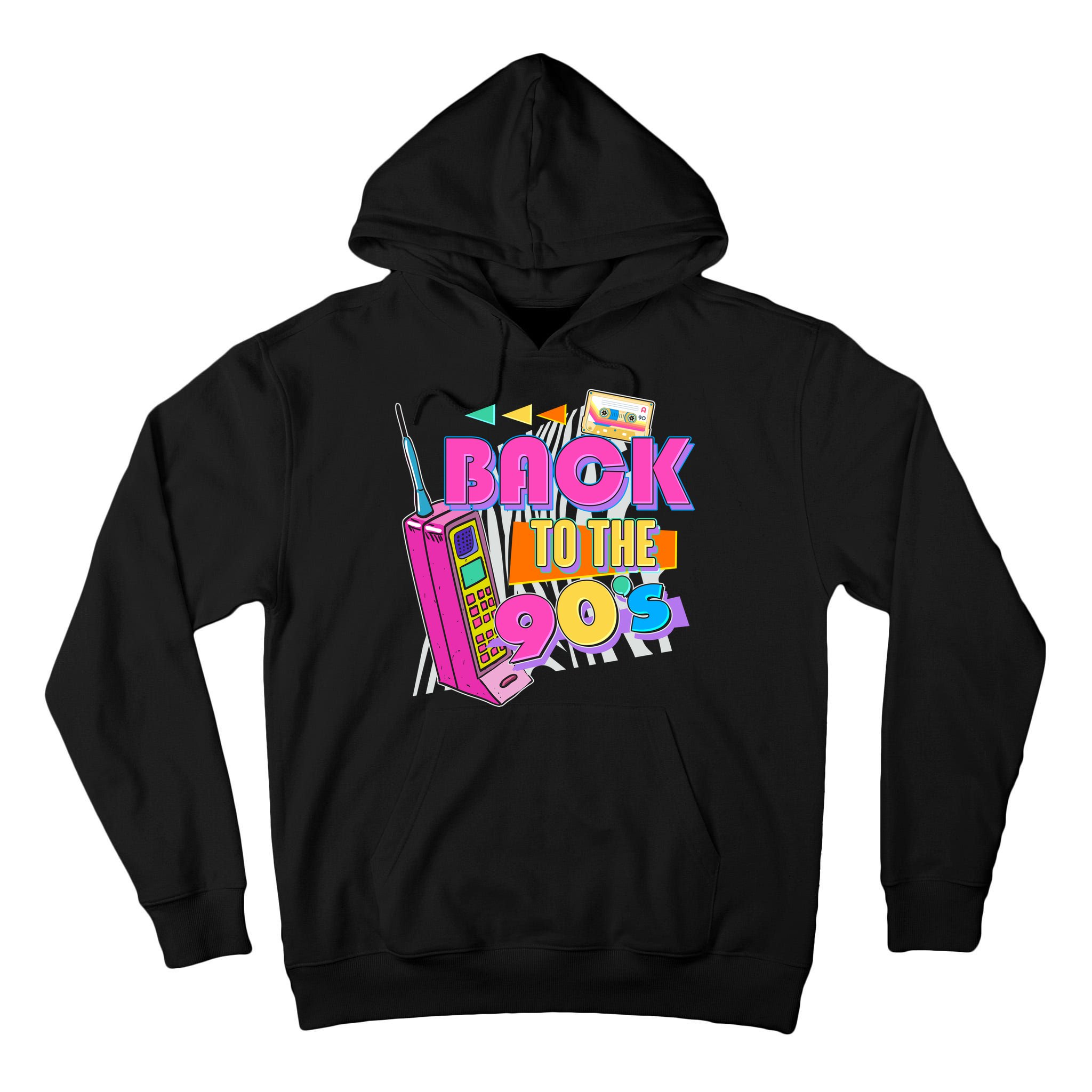 Retro Back To The 90's Nineties Tall Hoodie