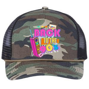 Retro Back To The 90's Nineties Retro Rope Trucker Hat Cap