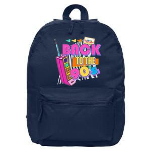 Retro Back To The 90's Nineties 16 in Basic Backpack