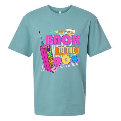 Retro Back To The 90's Nineties Sueded Cloud Jersey T-Shirt