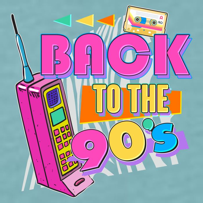 Retro Back To The 90's Nineties Sueded Cloud Jersey T-Shirt