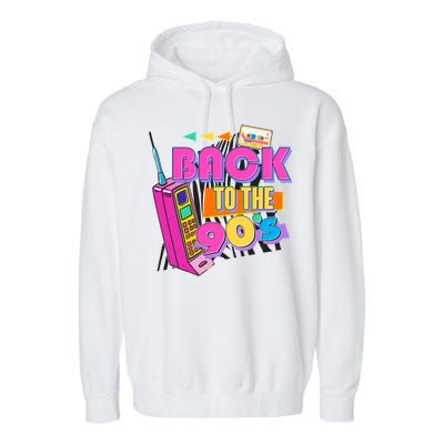 Retro Back To The 90's Nineties Garment-Dyed Fleece Hoodie
