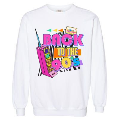 Retro Back To The 90's Nineties Garment-Dyed Sweatshirt