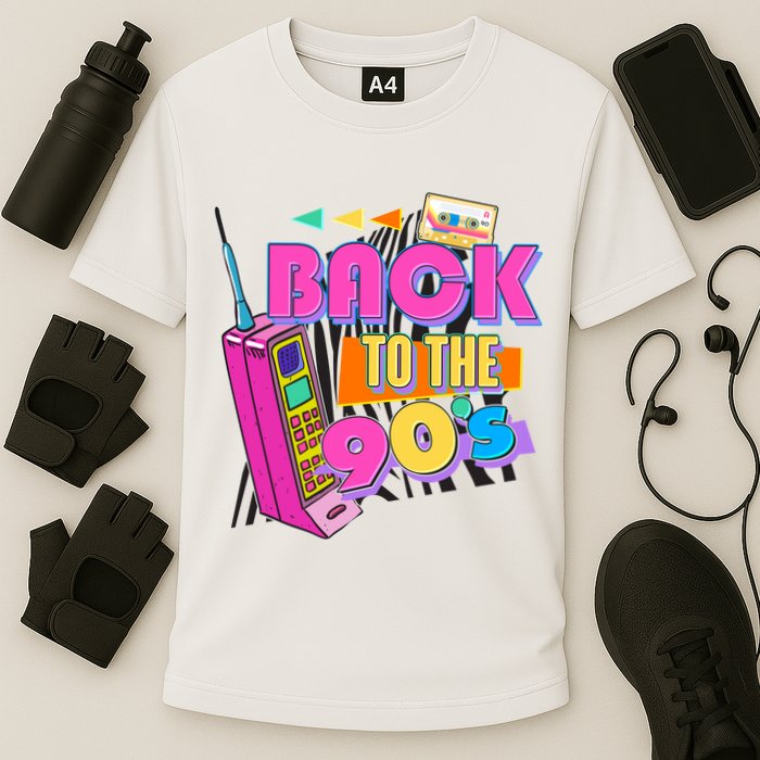 Retro Back To The 90's Nineties Performance Shirt