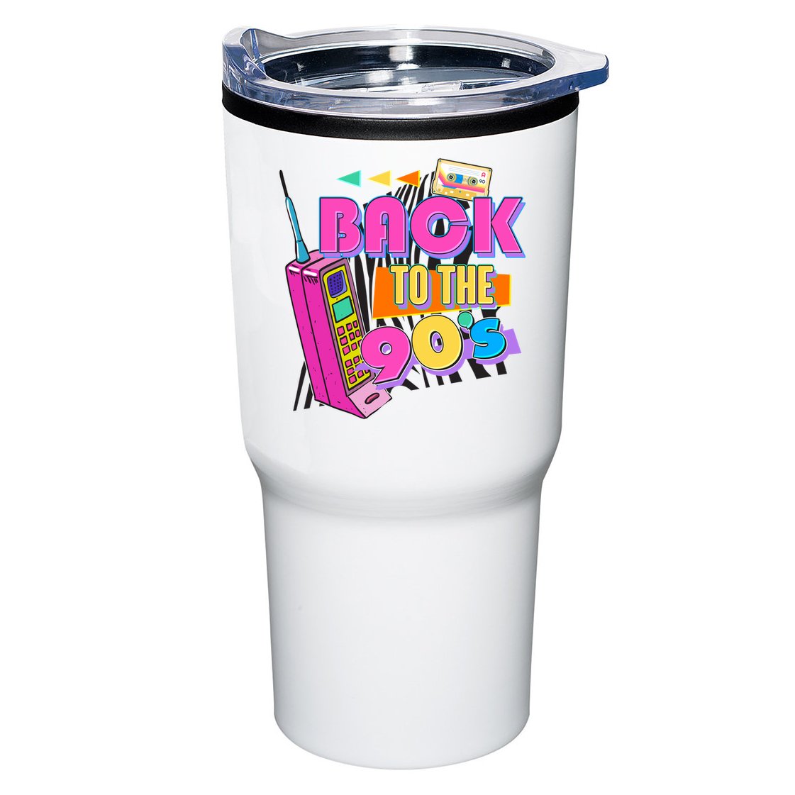 Retro Back To The 90's Nineties Tumbler
