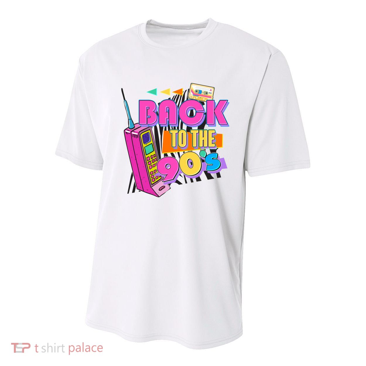 Retro Back To The 90's Nineties Youth Performance Sprint T-Shirt