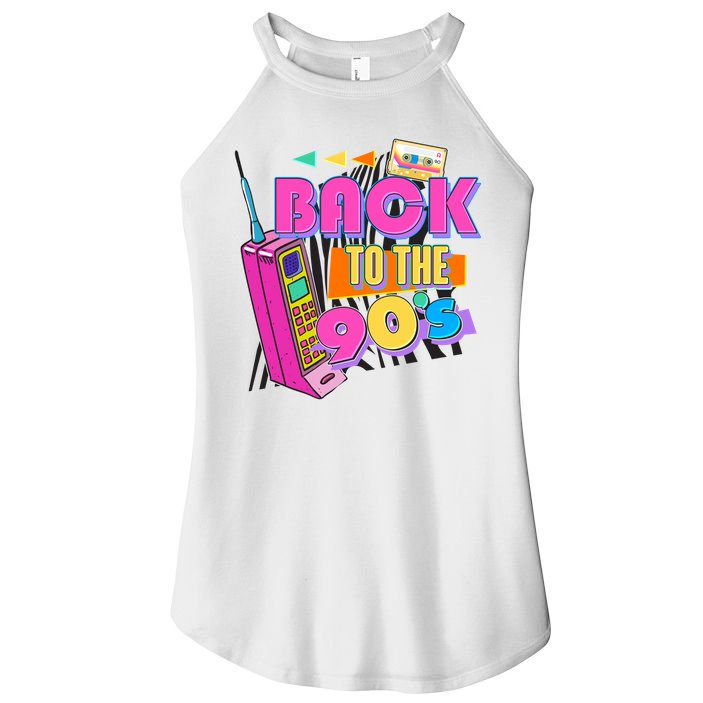 Retro Back To The 90's Nineties Women's Perfect Tri Rocker Tank