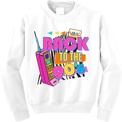 Retro Back To The 90's Nineties Kids Sweatshirt