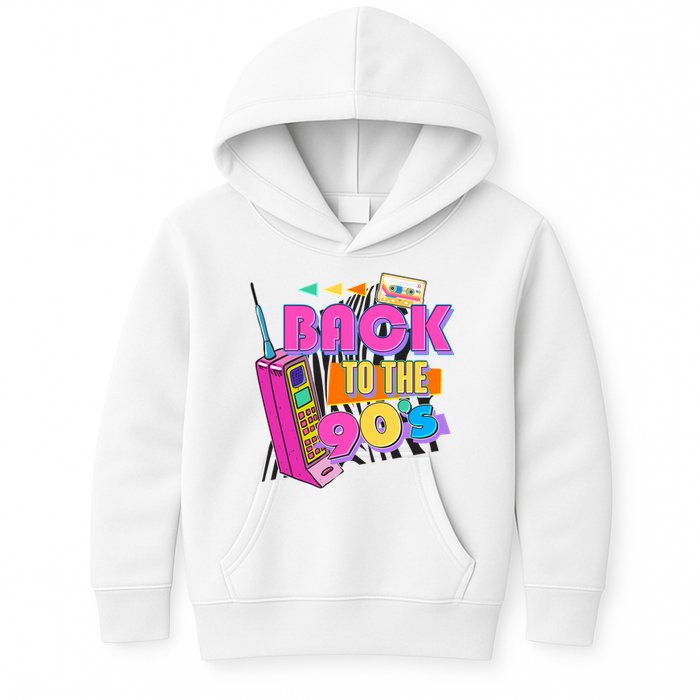 Retro Back To The 90's Nineties Kids Hoodie