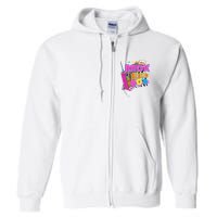 Retro Back To The 90's Nineties Full Zip Hoodie