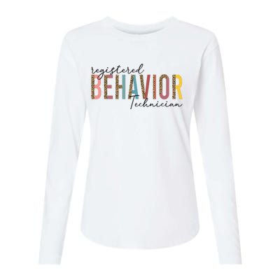 Registered Behavior Technician RBT Behavioral ABA Therapist Womens Cotton Relaxed Long Sleeve T-Shirt