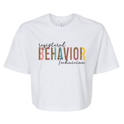 Registered Behavior Technician RBT Behavioral ABA Therapist Bella+Canvas Jersey Crop Tee