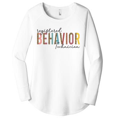 Registered Behavior Technician RBT Behavioral ABA Therapist Women's Perfect Tri Tunic Long Sleeve Shirt