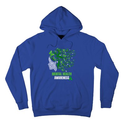 Retro Butterfly Tal Health Matters Awareness Gift Hoodie