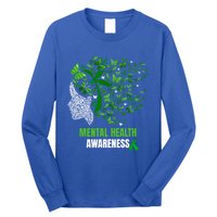 Retro Butterfly Tal Health Matters Awareness Gift Long Sleeve Shirt