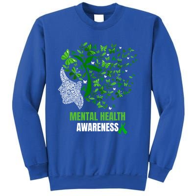 Retro Butterfly Tal Health Matters Awareness Gift Sweatshirt