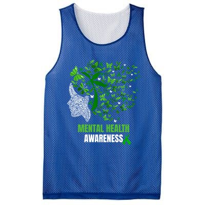 Retro Butterfly Tal Health Matters Awareness Gift Mesh Reversible Basketball Jersey Tank