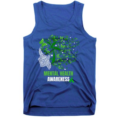 Retro Butterfly Tal Health Matters Awareness Gift Tank Top