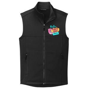 Retro Back To School Hello Fourth Grade Collective Smooth Fleece Vest