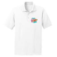 Retro Back To School Hello Fourth Grade PosiCharge RacerMesh Polo