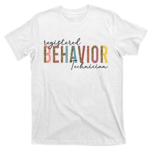 Registered Behavior Technician RBT Behavioral ABA Therapist T-Shirt