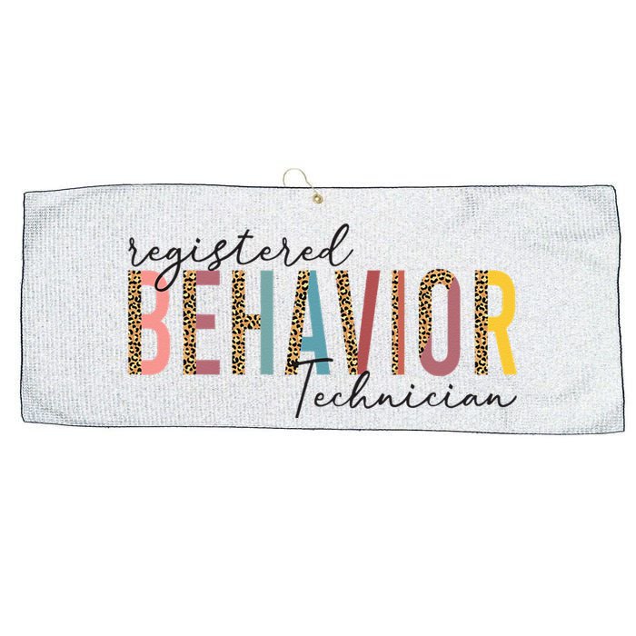 Registered Behavior Technician RBT Behavioral ABA Therapist Large Microfiber Waffle Golf Towel