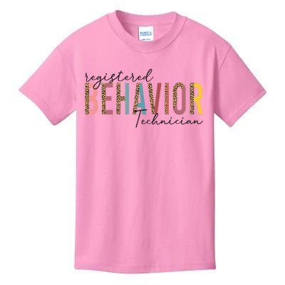 Registered Behavior Technician RBT Behavioral ABA Therapist Kids T-Shirt