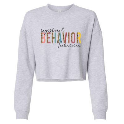 Registered Behavior Technician RBT Behavioral ABA Therapist Cropped Pullover Crew