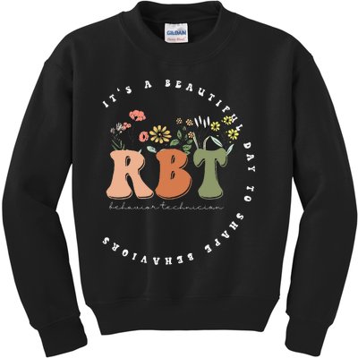 Registered Behavior Technician RBT Behavior Therapist ABA Kids Sweatshirt