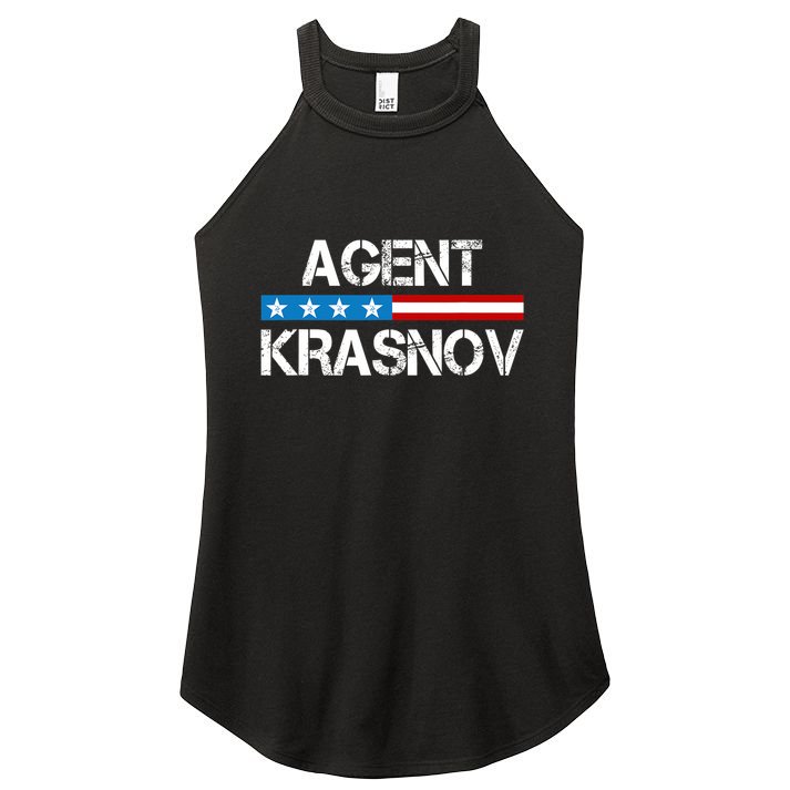 Recruited By The Kgb Agent Krasnov Women's Perfect Tri Rocker Tank