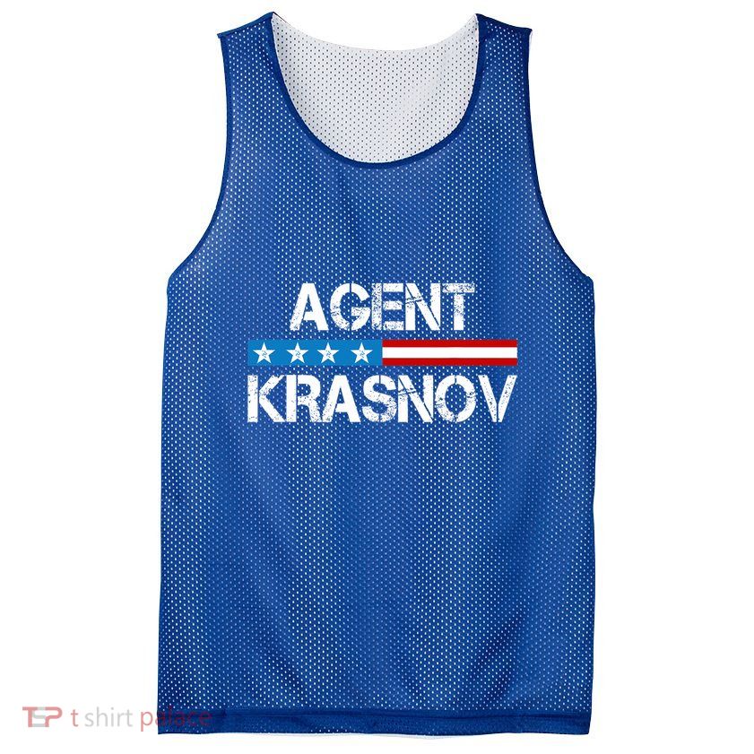 Recruited By The Kgb Agent Krasnov Mesh Reversible Basketball Jersey Tank