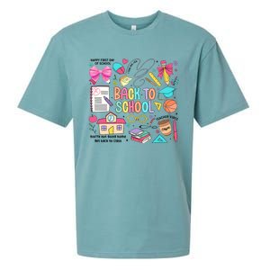 Retro Back To School Teacher Pencil Sueded Cloud Jersey T-Shirt