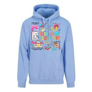 Retro Back To School Teacher Pencil Unisex Surf Hoodie