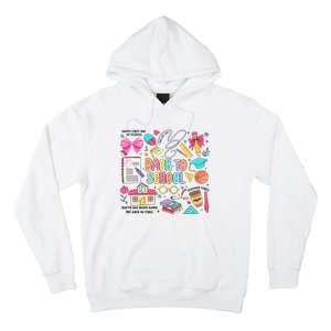 Retro Back To School Teacher Pencil Hoodie