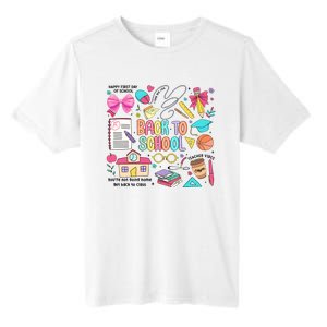 Retro Back To School Teacher Pencil Tall Fusion ChromaSoft Performance T-Shirt